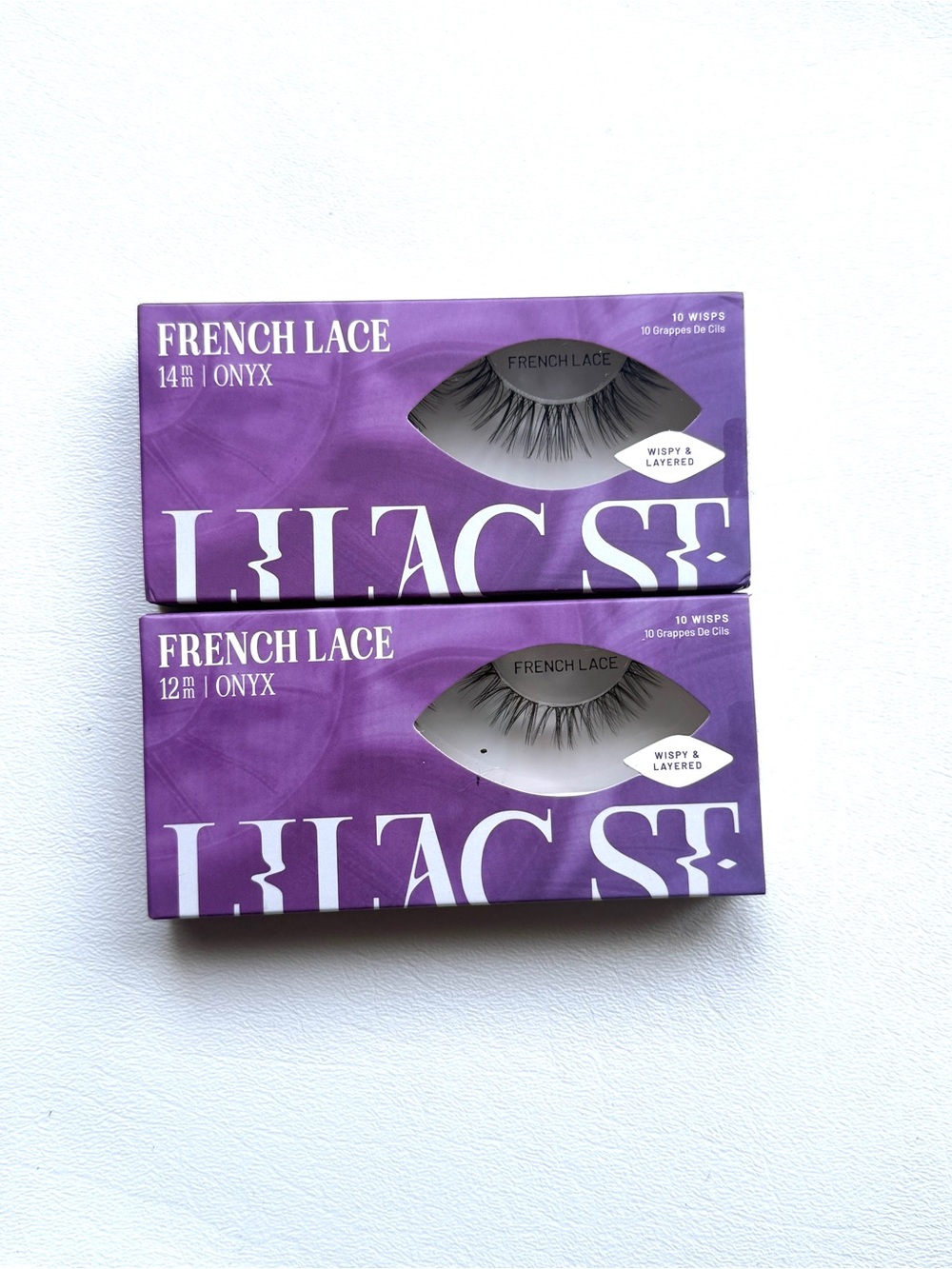 Lilac St French Lace Lash Clusters - NIB 12mm & 14mm